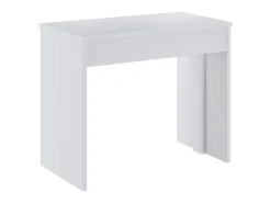 Mesa de consola extensível para 12 lugares - 6 extensões - Branca - ONEGA