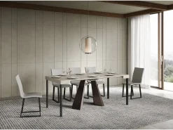 Mesa de consola extensível 90x40/300 cm Diamante cashmere