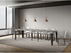 Mesa de consola extensível 90x40/300 cm Flame cashmere