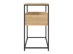 Mesa de console Carvalho Sonoma 75x40x75 cm Madeira projetada