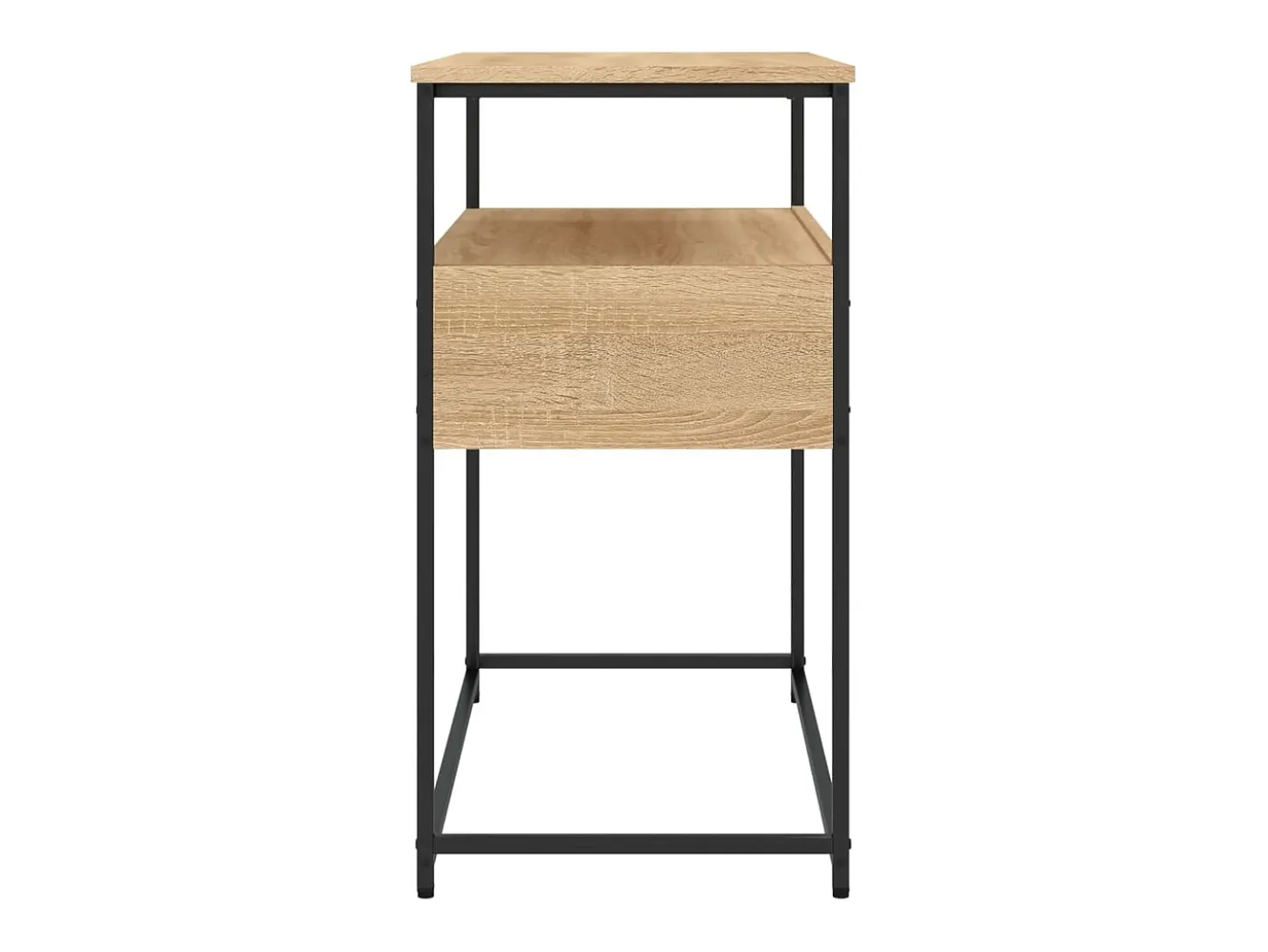 Mesa de console Carvalho Sonoma 75x40x75 cm Madeira projetada