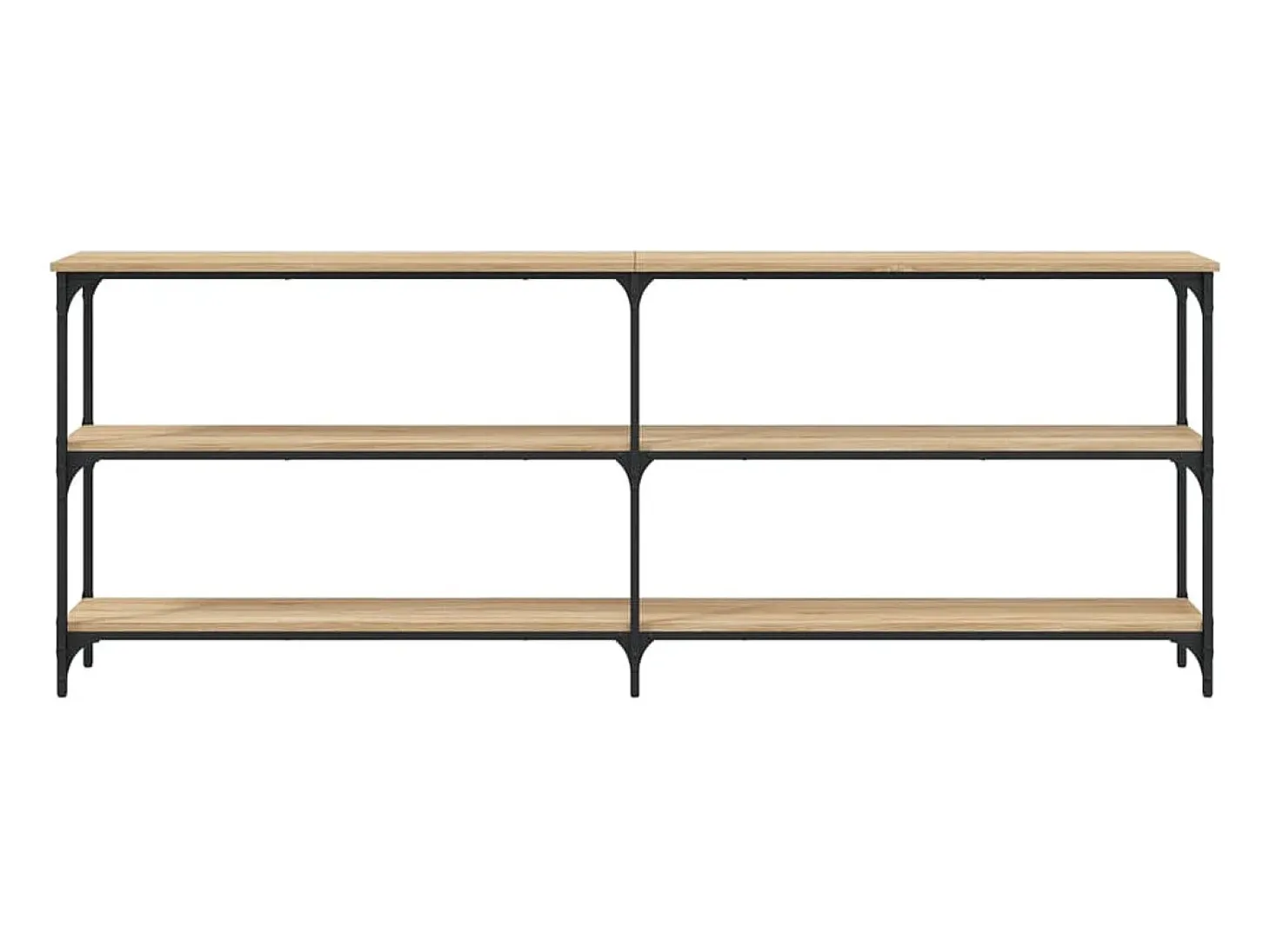 Mesa de console Carvalho Sonoma 200x29x75 cm Madeira projetada