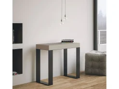 Mesa de console extensível 90x40/300 cm Tecno Premium cashmere