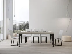 Mesa de Console Extensível Paxon Premium Cashmere 90x40/300 cm