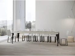 Mesa de Console Extensível Paxon Premium Cashmere 90x40/300 cm