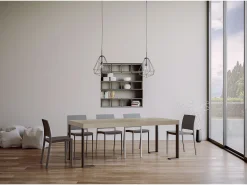 Mesa de console extensível 90x40/196 cm Tecno Small Premium cashmere