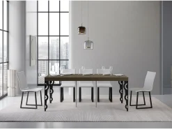 Mesa de Console Extensível Karamay Small Premium Cashmere 90x40/196 cm