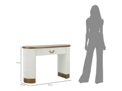 Mesa de Console Toulouse 121X40X78 cm