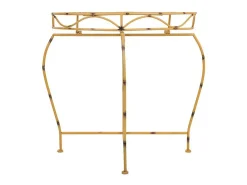 Mesa de entrada em ferro forjado para a casa