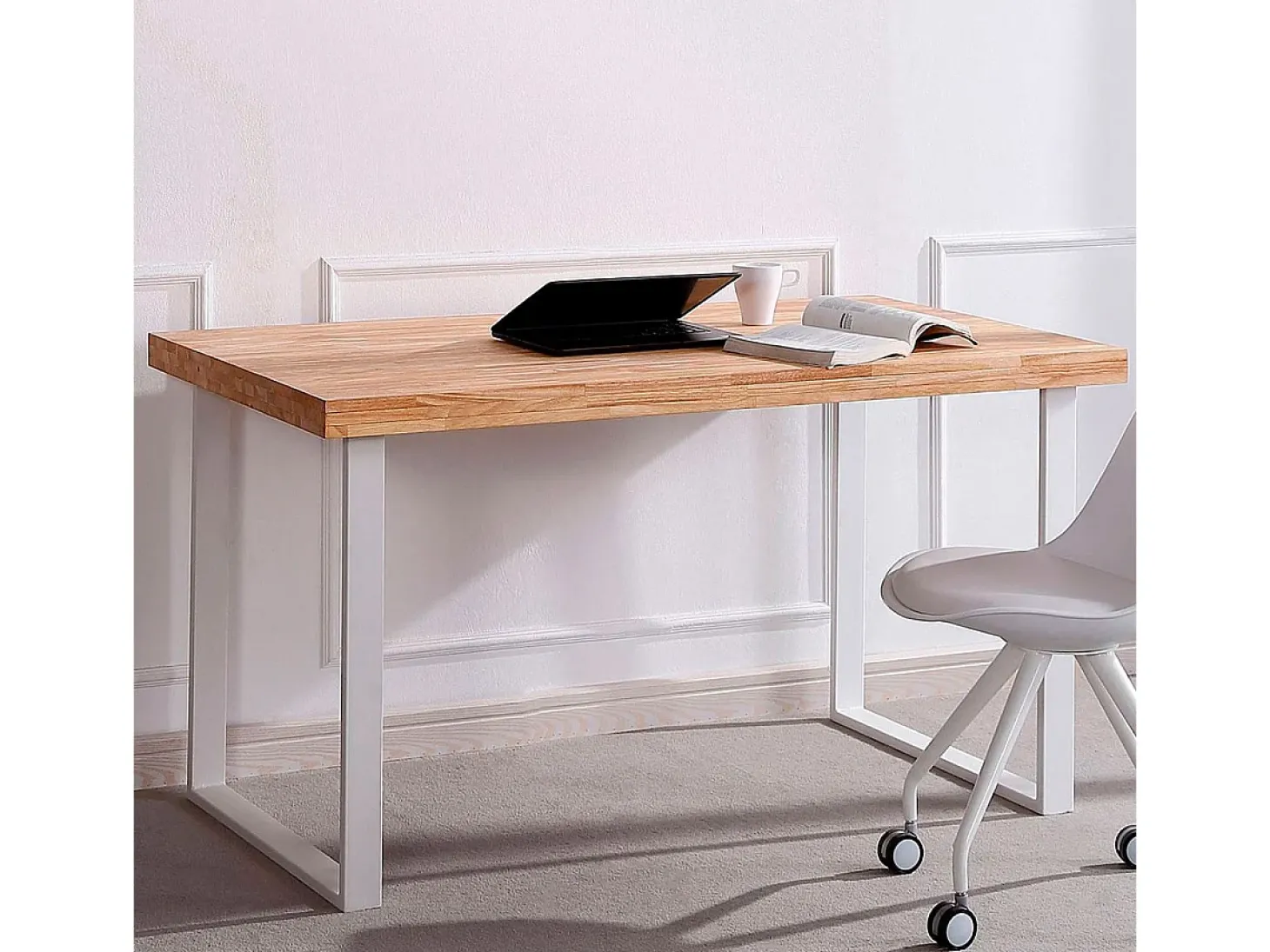 Mesa de estudo natural