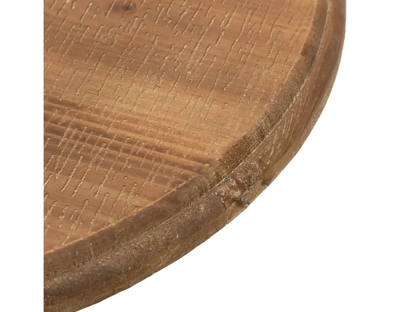 Mesa de extremidade madeira de abeto maciça 40x64 cm castanho