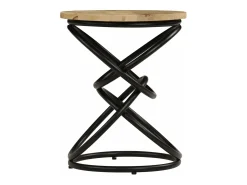 Mesa de extremidade madeira de mangueira maciça 40x50 cm PT158095