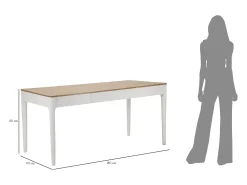 MESA DE JANTAR MATERA 180X90X80 CM