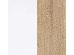 Mesa de trabalho Blanco Artik (Blanco Mate) - Roble Canadian