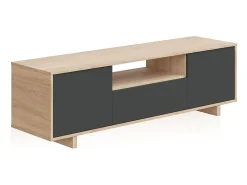 Mesa de TV Lino Roble Canadian - Antracita