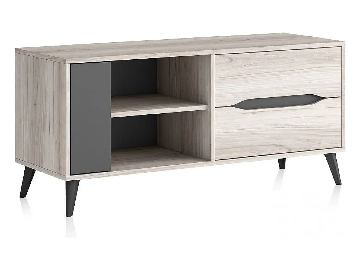 Mesa de TV Lizz 110 Grayish - Antracita
