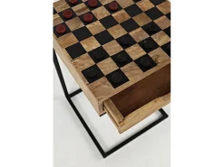 Mesa de xadrez 42x66x42 cm castanha Avola AV1730-26
