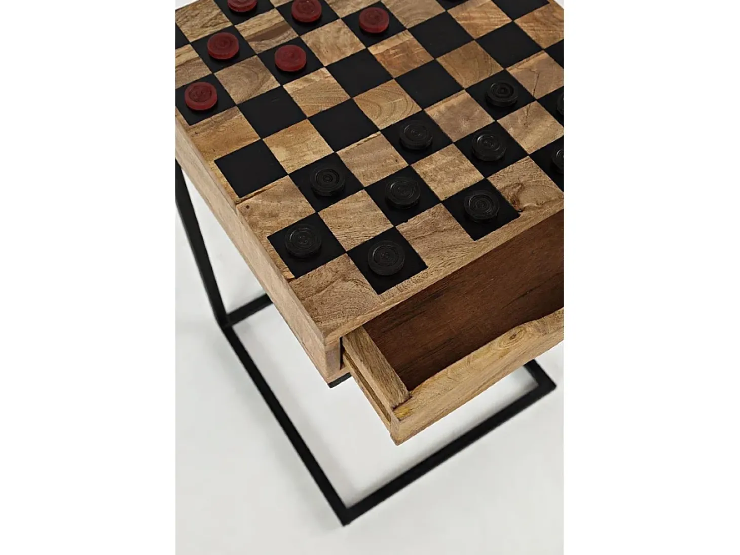 Mesa de xadrez 42x66x42 cm castanha Avola AV1730-26