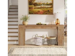 Mesa do Console 160 x 29,5 x 85 cm, Mesa Auxiliar, Mesa de Corredor, Mesa Baixa para Pequenos Espaços