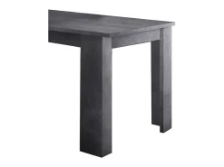 Mesa extensível Natan, Consola extensível até 12 lugares, Consola extensível 100% Fabricado em Itália, 160/210x90h75 cm, Ardósia