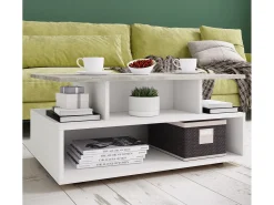 Mesa lateral & mesa de café Esila Óptica branca/concreta Dimensões aprox. A. 40 x L. 80 x P. 50 cm
