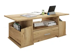 Mesa lateral & mesa de café Junata Carvalho mel A. 44 x L. 110 x P. 52 cm