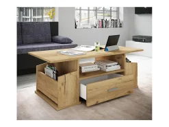 Mesa lateral & mesa de café Junata Carvalho mel A. 44 x L. 110 x P. 52 cm
