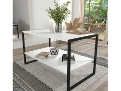 Mesa lateral & mesa de café Insasi Branco A. 50 x L. 90 x P. 50 cm