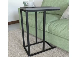 Mesa lateral & mesa de café Insasi Antracite A. 63 x L. 26 x P. 46 cm