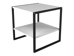 Mesa lateral & mesa de café Insasi Branco A. 50 x L. 50 x P. 50 cm