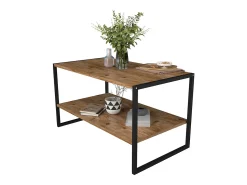 Mesa lateral & mesa de café Insasi Carvalho mel A. 50 x L. 90 x P. 50 cm
