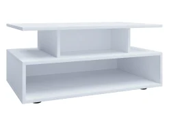 Mesa lateral & mesa de café Esila Branco Dimensões aprox. A. 40 x L. 80 x P. 50 cm