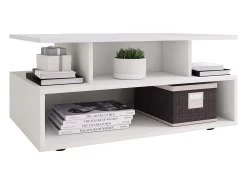 Mesa lateral & mesa de café Esila Branco Dimensões aprox. A. 40 x L. 80 x P. 50 cm