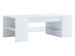 Mesa lateral & mesa de café Tunas Branco A. 35 x L. 100 x P. 50 cm