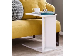 Mesa lateral & mesa de café Nachto Branco A. 49 x L. 25 x P. 50 cm