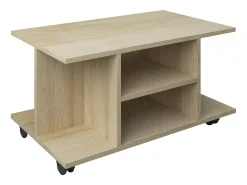 Mesa lateral & mesa de café Findula Sonoma Oak A. 40 x L. 80 x P. 40 cm