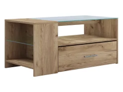 Mesa lateral & mesa de café Tindala Carvalho mel A. 45 x L. 100 x P. 50 cm