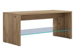 Mesa lateral & mesa de café Wisal Carvalho mel A. 40 x L. 90 x P. 40 cm