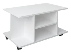 Mesa lateral & mesa de café Findula Branco A. 40 x L. 80 x P. 40 cm