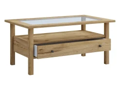 Mesa lateral & mesa de café Lingis Carvalho mel A. 42 x L. 90 x P. 54 cm