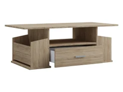 Mesa lateral & mesa de café Junata Carvalho Sonoma (Sägerau) A. 44 x L. 110 x P. 52 cm
