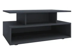Mesa lateral & mesa de café Esila Antracite Dimensões aprox. A. 40 x L. 80 x P. 50 cm