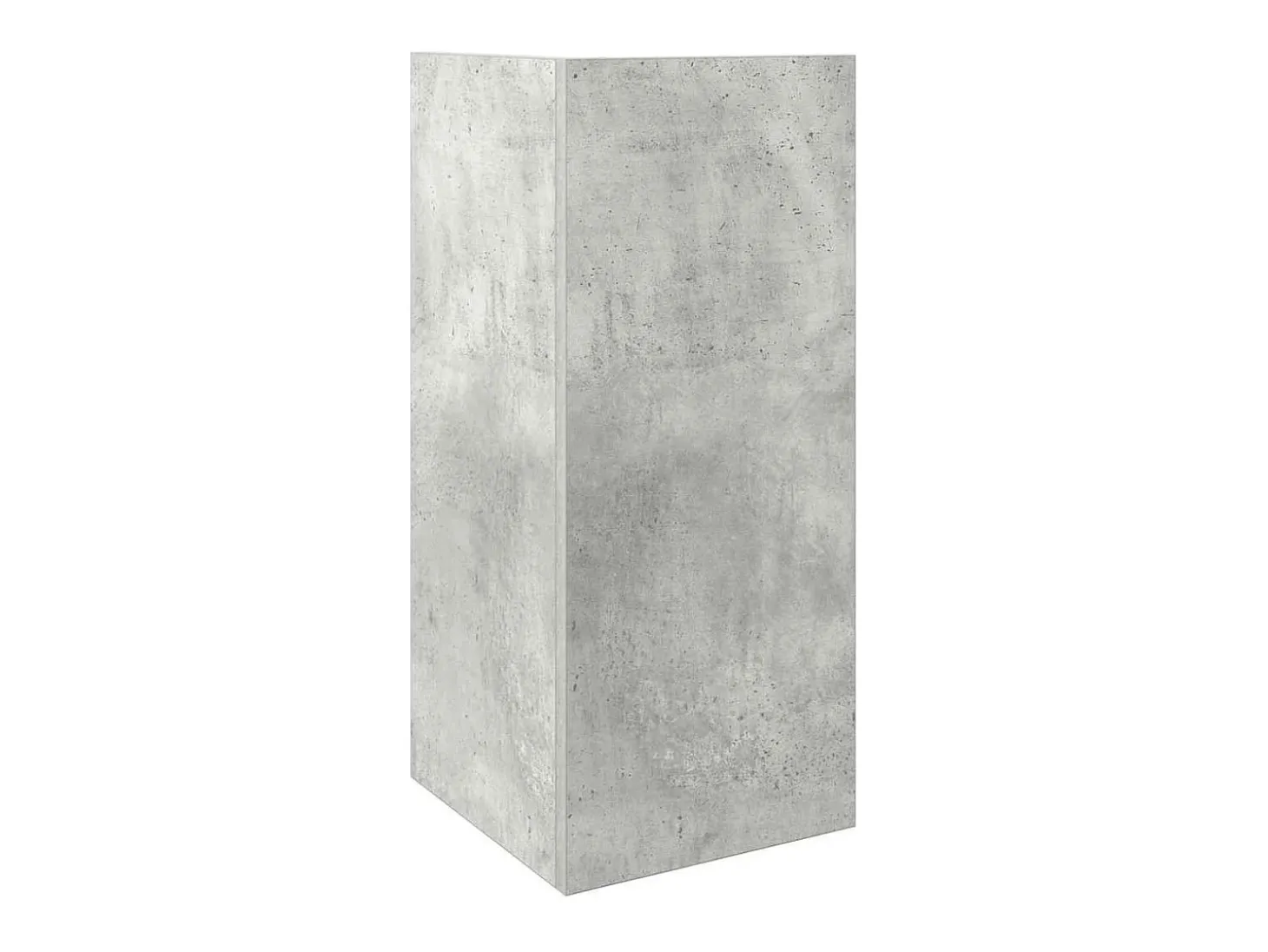 Mesa lateral com prateleira 110x50x103 cm cinzento cimento