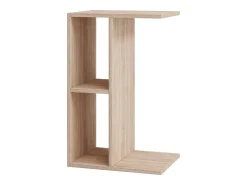 Mesa lateral de madeira VCM | mesa de café lisa | dimensões aprox. A. 63 x L. 40 x P. 30 cm | Mesa de estar | Mesa de centro - Nachto (Sonoma oak (Sägerau))