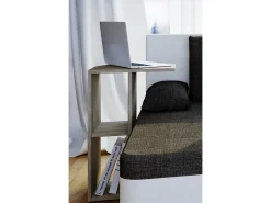 Mesa lateral de madeira VCM | mesa de café lisa | dimensões aprox. A. 63 x L. 40 x P. 30 cm | Mesa de estar | Mesa de centro - Nachto (Sonoma oak (Sägerau))