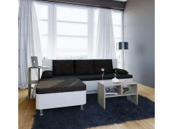 Mesa lateral de madeira VCM | mesa de café lisa | dimensões aprox. A. 40 x L. 63 x P. 30 cm | Mesa de estar | Mesa de centro - Nachto S (Sonoma oak (Sägerau))