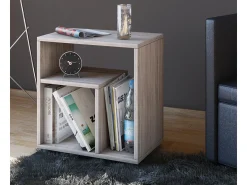 Mesa lateral de madeira VCM | Mesa de centro simples | Dimensões A. 55 x L. 50 x P. 30 cm | Mesa de cabeceira | Mesa de centro - Zeito (carvalho Sonoma (Sägerau))