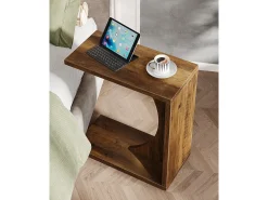 Mesa Lateral em Forma de C para Sofá, Mesa de Cabeceira Pequena para Sofá, Mesa de Cabeceira para Sala de Estar e Quarto