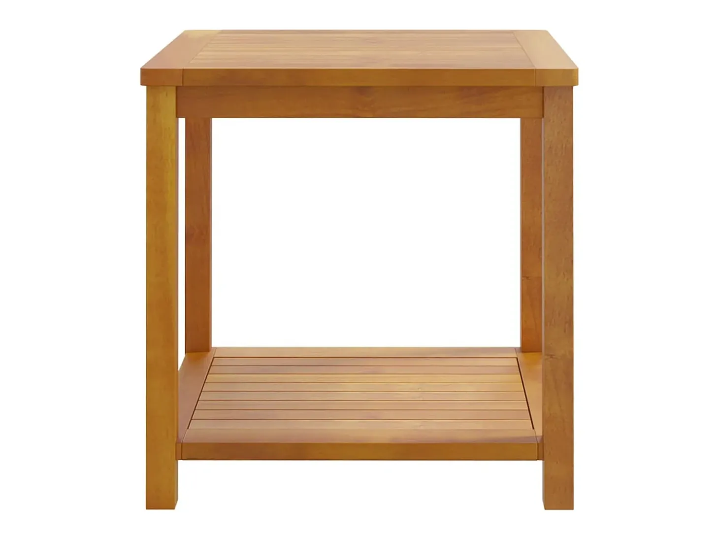 Mesa lateral em madeira de acácia maciça 45x45x45 cm PT722019