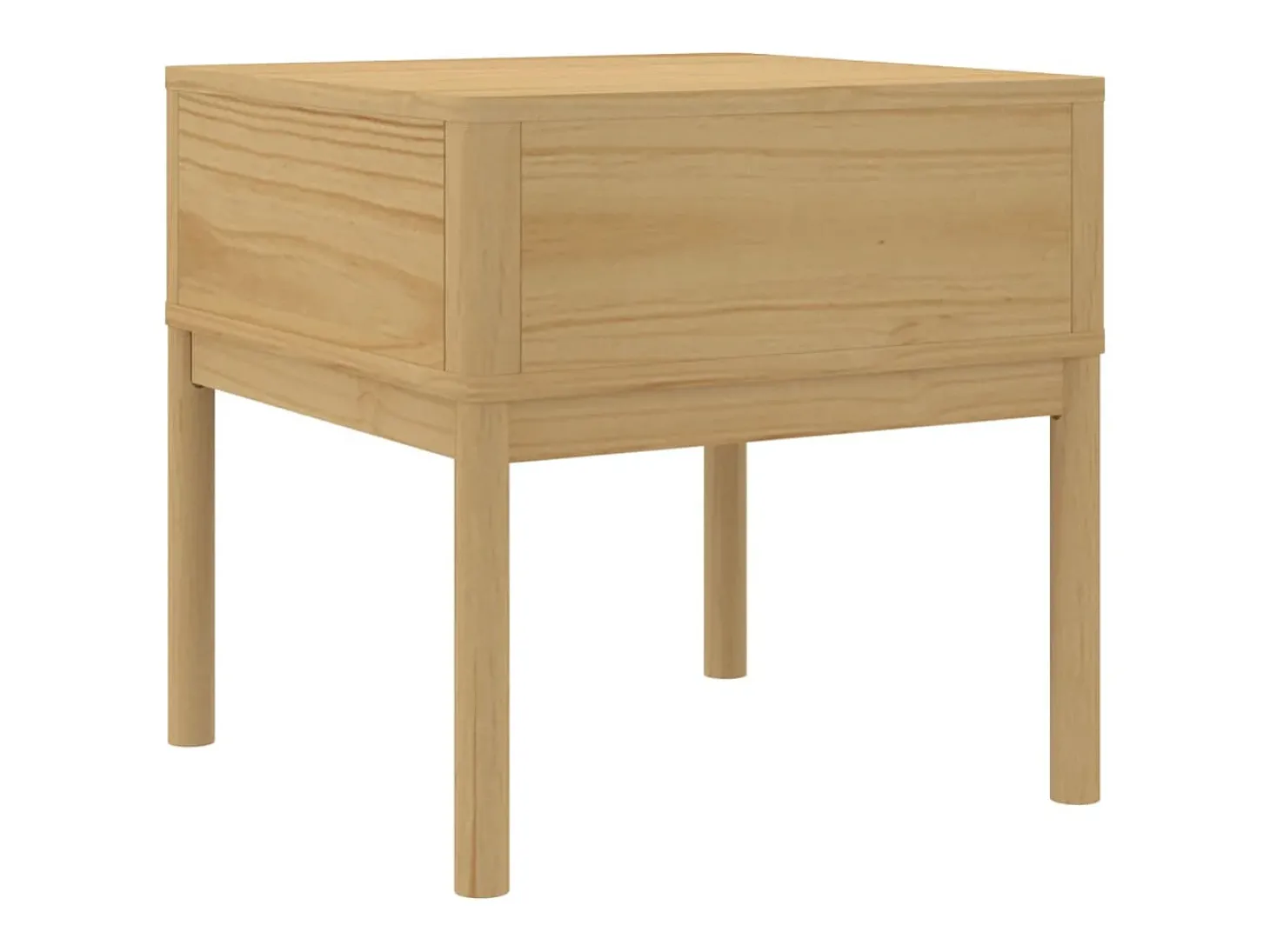 Mesa para candeeiro FLORO 55x55x54 cm pinho maciço castanho mel
